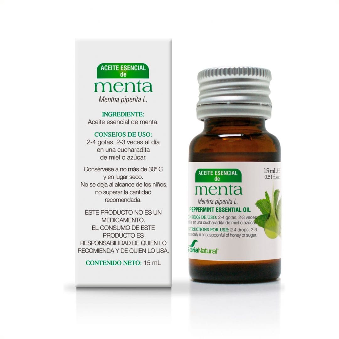 aceite esencial de menta