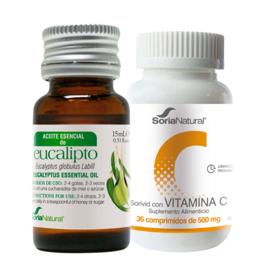 Pack 2: Vitamina C + Aceite esencial de Eucalipto