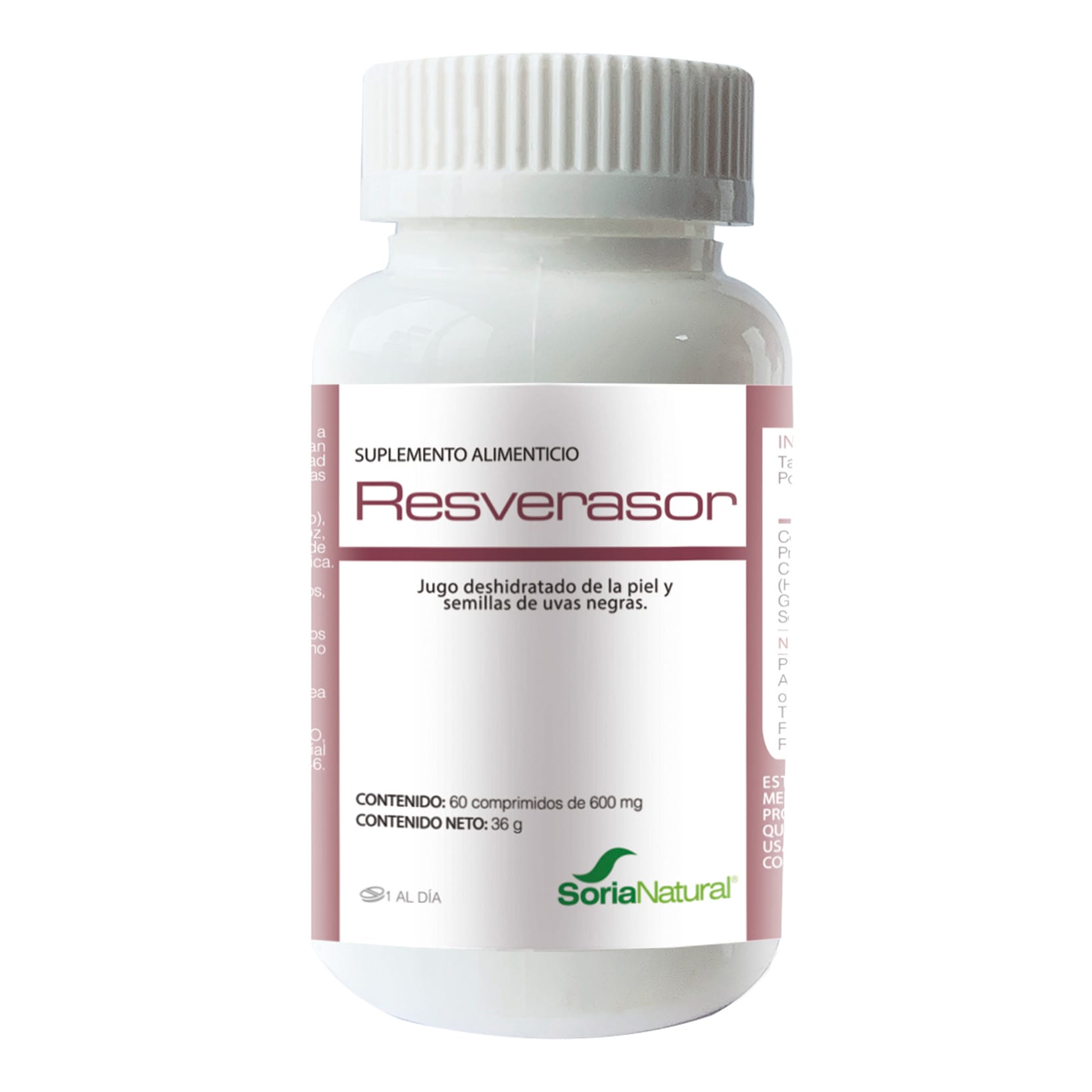 suplemento alimenticio resverasor jugo deshidratado de uva negra