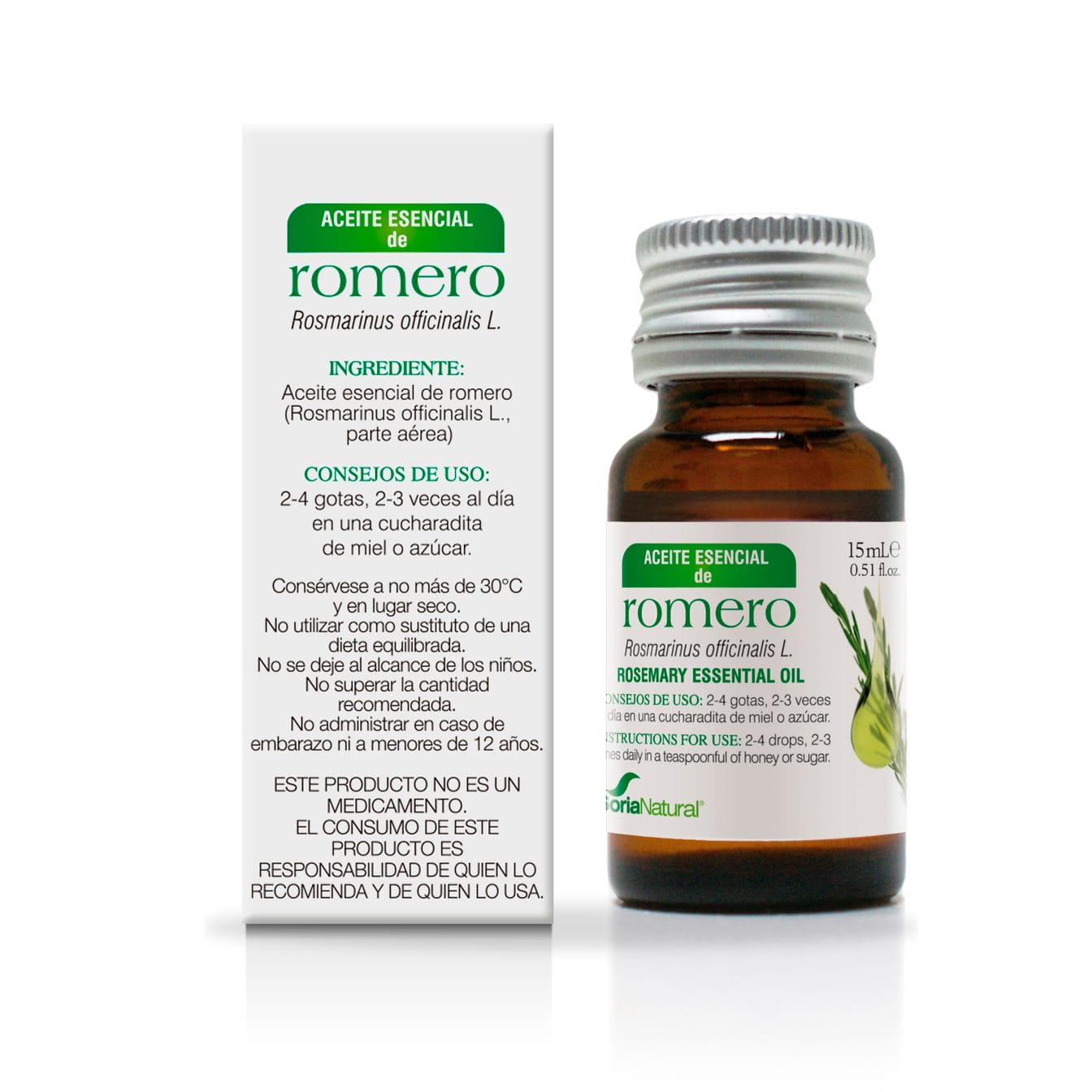 aceite esencial de romero.