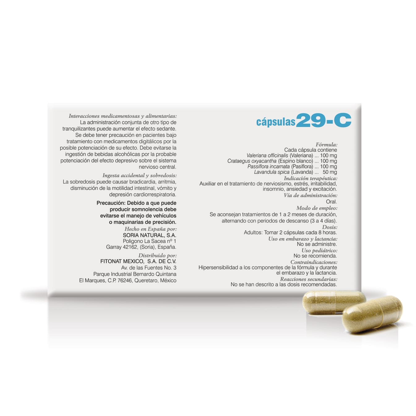 medicamento herbolario nerviosismo estres insomnio